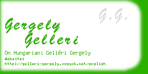 gergely gelleri business card